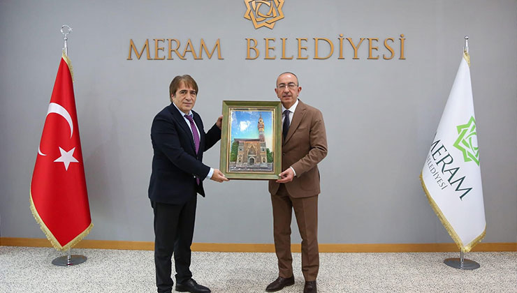 Rektör Turan Başkan Kavuş’a misafir oldu