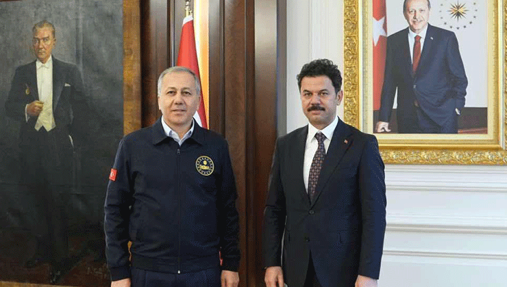 Rektör Yılmaz’dan Bakan Yerlikaya’ya ziyaret