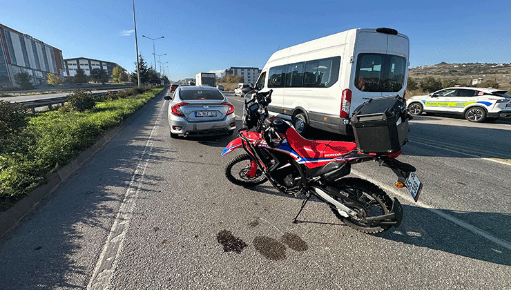 Samsun’da motosiklet ile otomobil çarpıştı: 1 yaralı