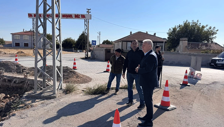 Şehrin en yoğun yerindeki çalışmaları inceledi