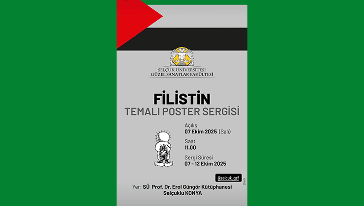 Selçuk Üniversitesi’nden Filistin temalı sergi