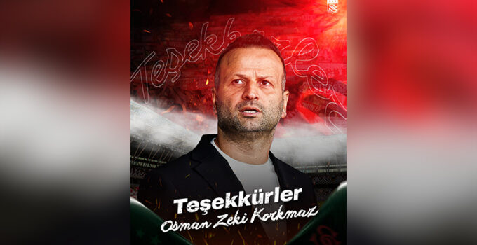 Sivasspor’da fatura Osman Zeki Korkmaz’a kesildi