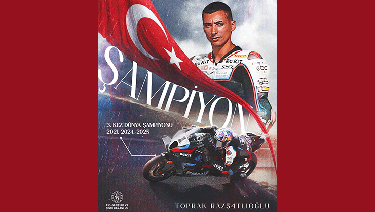 Toprak Razgatlıoğlu, 2025 Dünya Superbike’ta şampiyon oldu