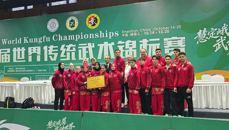 Türkiye Wushu Milli Takımı dünya şampiyonu oldu