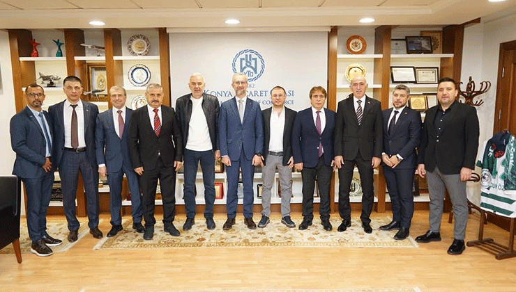Ukrayna Büyükelçisi Konya Ticaret Odası’nı ziyaret etti