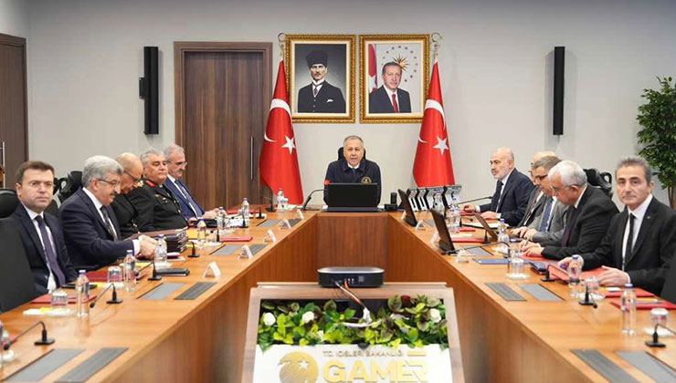 Vali Çiçekli, İçişleri Bakanlığı toplantısında