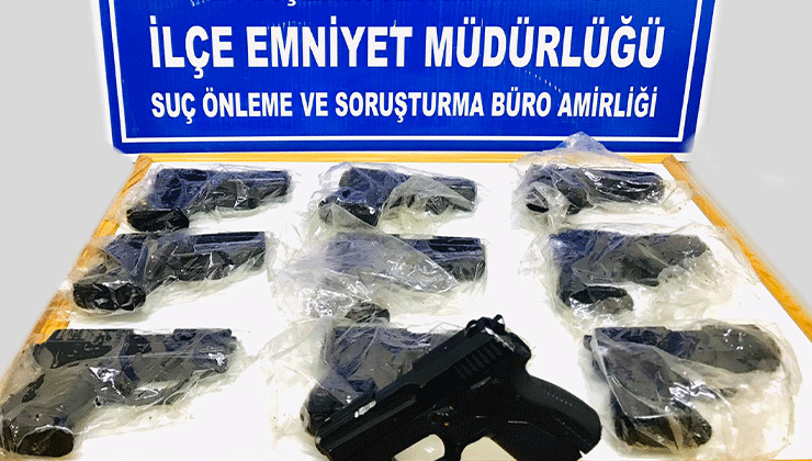 Yasa dışı silah operasyonu: 4 gözaltı