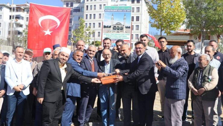 Yeni caminin temeli atıldı