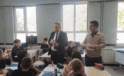 Yiğit, öğrenci ve öğretmenlerle buluştu
