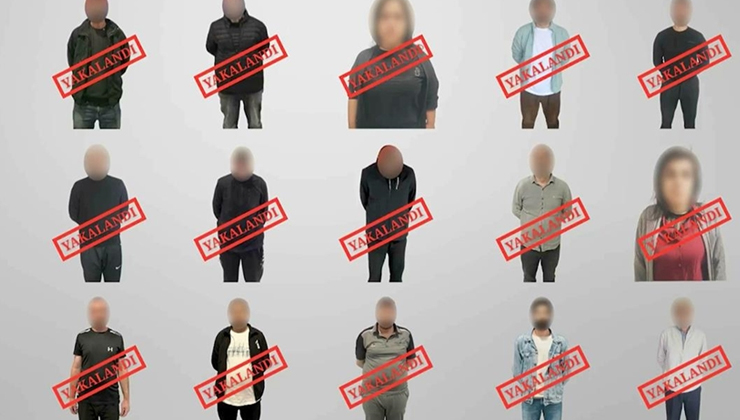 Yurt dışında yakalanan 15 suçlu Türkiye’ye getirildi