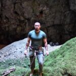 90 metrelik obruğa iniş anını kaydetti