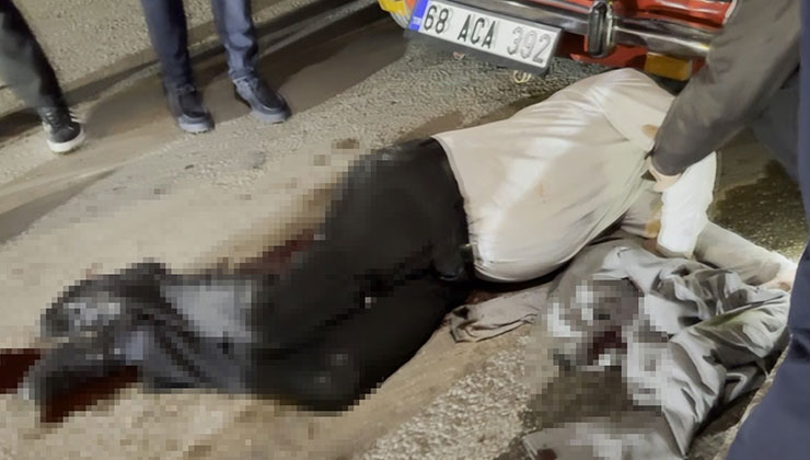 Aksaray’da yol ortasında palalı saldırı: 1 ağır yaralı