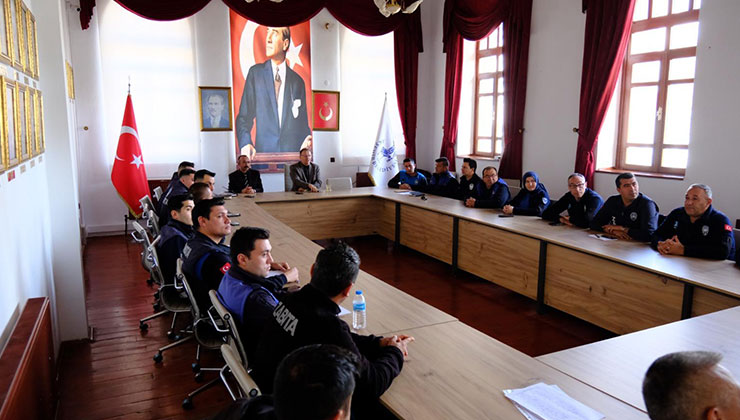 Akşehir Zabıtasına hizmet içi eğitim