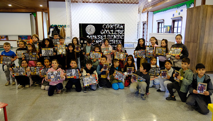 Akşehir’de minik kalpler Atatürk’ü andı