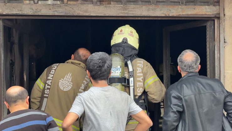 Avcılar’da tekstil atölyesinde korkutan yangın