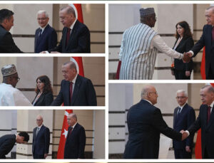 Cumhurbaşkanı Erdoğan, 5 ülkenin büyükelçisini kabul etti