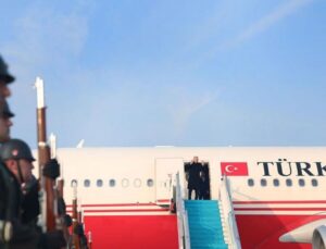 Cumhurbaşkanı Erdoğan, Azerbaycan’ın başkenti Bakü’ye gitti