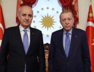 Cumhurbaşkanı Erdoğan, TBMM Başkanı Kurtulmuş’u kabul etti