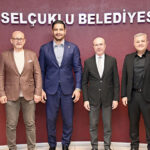 Güreş Federasyonu’ndan Selçuklu Başkanı Pekyatırmacı’ya ziyaret
