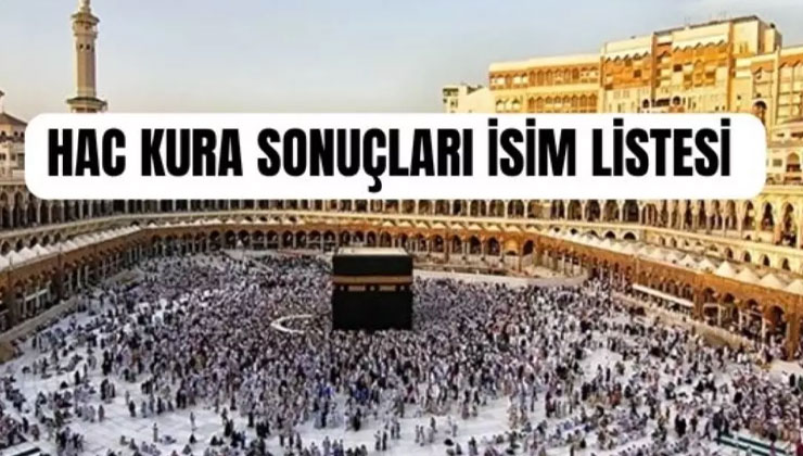 2026 Yılı Hac Kurası sonuçlarını öğrenme: Detaylar için tıklayınız…