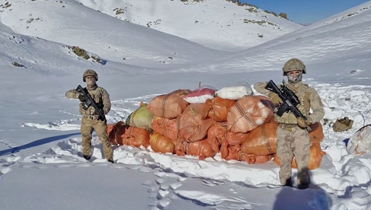 Hakkari’de 378 kilogram, Ağrı’da 773 litre uyuşturucu madde ele geçirildi