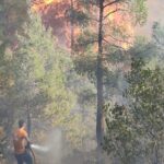 Hatay’da çıkan orman yangınına müdahale ediliyor