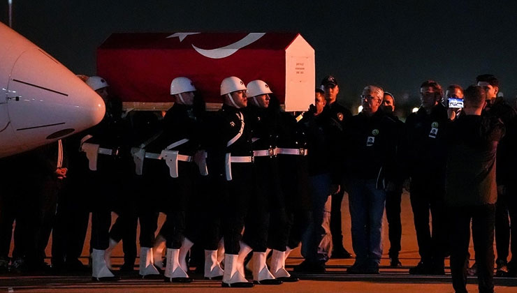 Hırvatistan’daki uçak kazasında şehit olan Pilot Hasan Bahar’ın naaşı İstanbul’a getirildi
