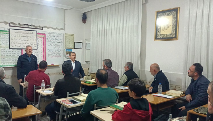 İl Müftü Yardımcısı Şimşek, Kur’an Kurslarını ziyaret etti