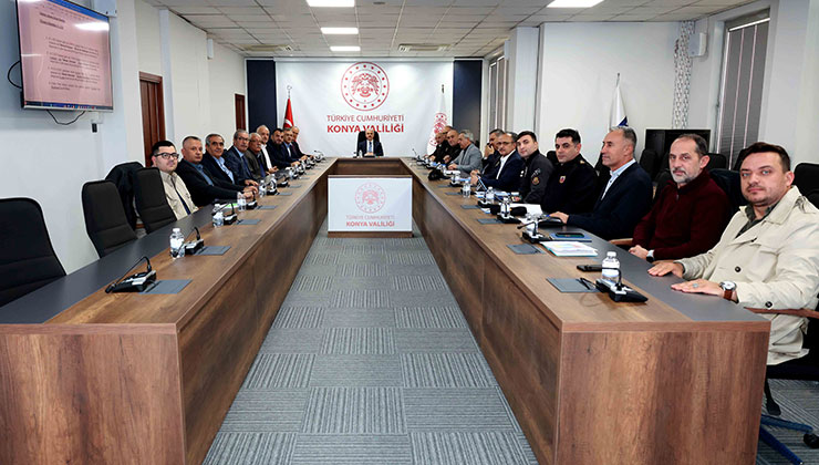 İl Spor Güvenliği Toplantısı, Vali İbrahim Akın Başkanlığında gerçekleştirildi