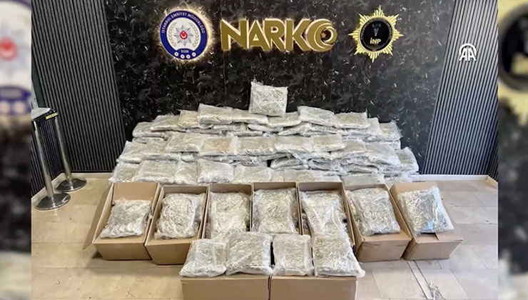 İstanbul’da 355 kilogram sentetik uyuşturucu ele geçirildi