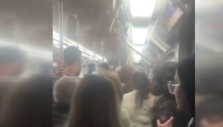 İzmir Metrosu’nda küfürlü saldırgan paniği