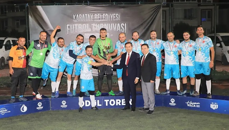 Karatay’da futbol heyecanı sona erdi