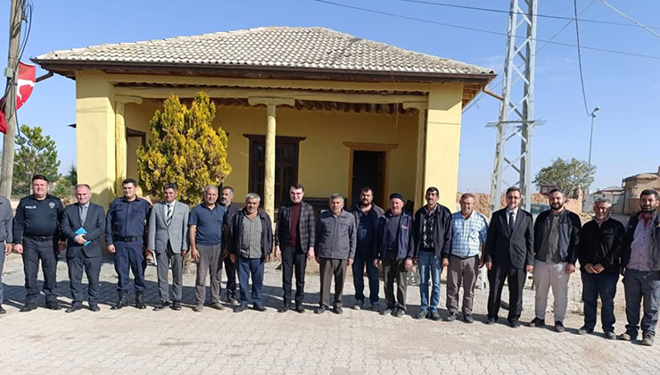 Kaymakam Taşkın’dan mahallelere ziyaret