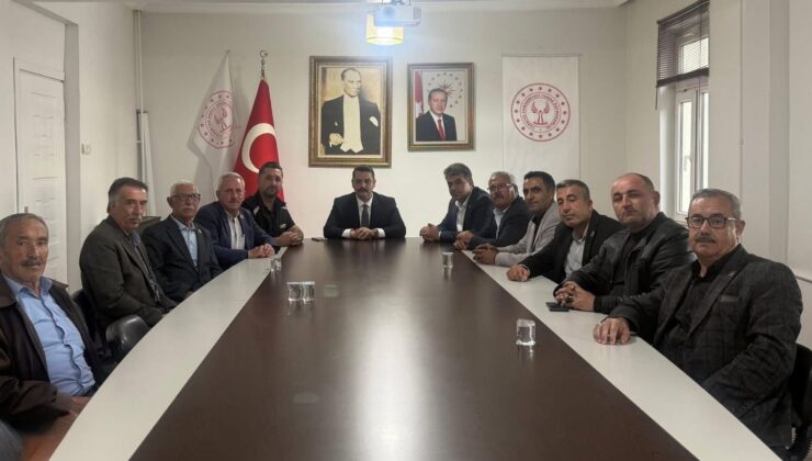 Kaymakam Tavşanlı’yı ziyaret ettiler