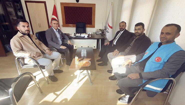 Kızılay’ı ziyaret ettiler