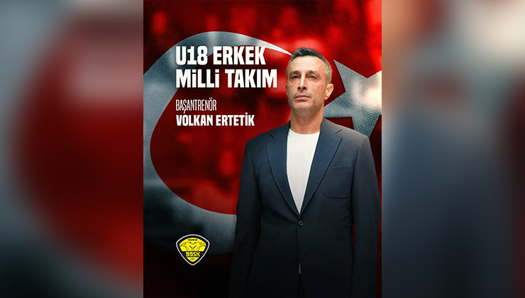 Konya Büyükşehir’in Koçu Volkan Ertetik’e milli görev