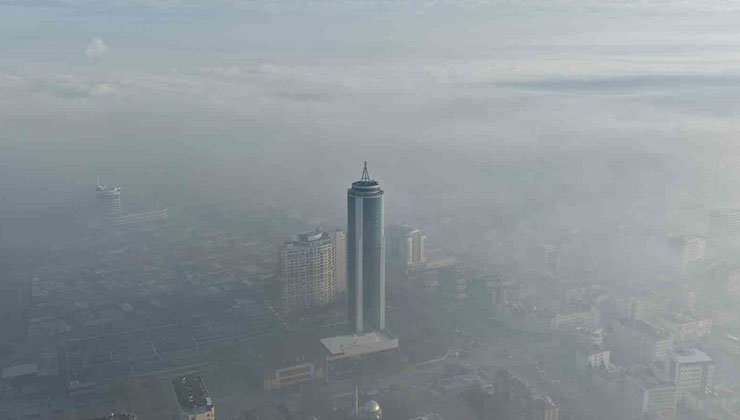 Konya güne kartpostallık sis manzarasıyla başladı
