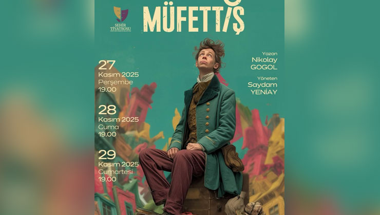 Konya Şehir Tiyatrosu, “Müfettiş” oyununu seyirciyle buluşturuyor