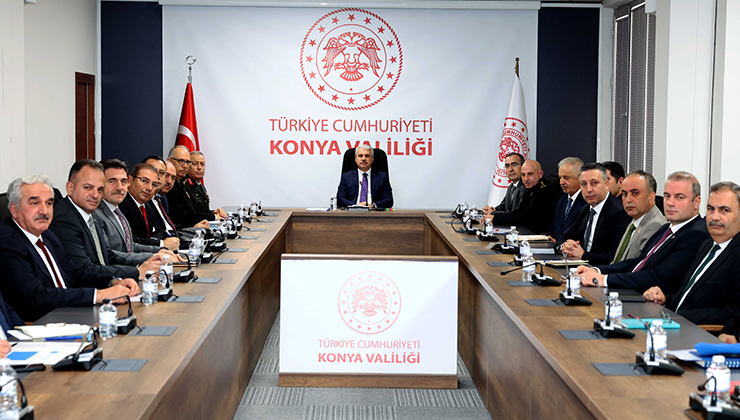 Konya Valiliğinde kış tedbirleri konuşuldu