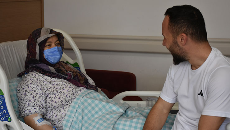 Konya’da böbrek hastası ablalarına “hayat vermek” için yarıştılar