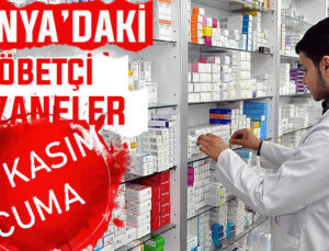 Konya’da bugün hangi eczaneler nöbetçi? 21 Kasım Cuma günü