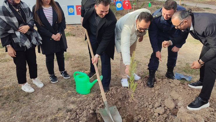 Konya’da fidanlar toprakla buluştu