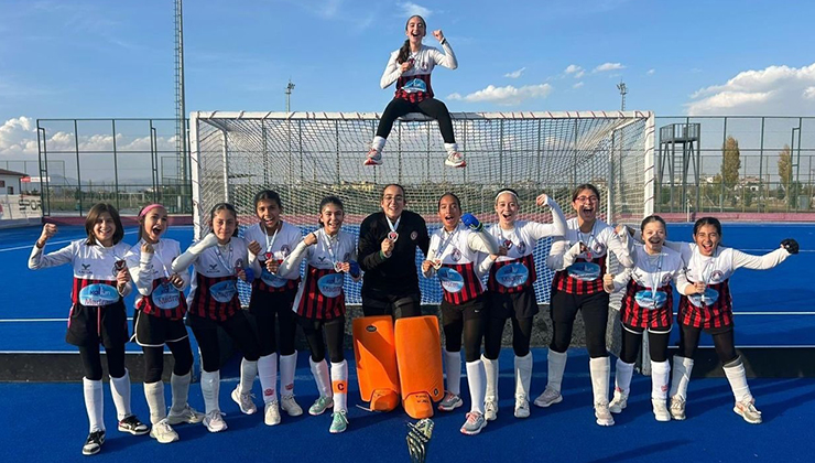 Konya’da hokey heyecanı yaşandı! Şampiyon Muğla