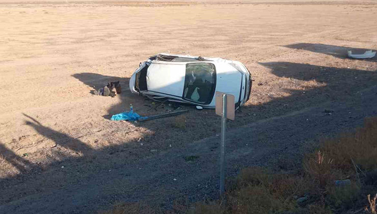 Konya’da otomobil takla attı: 6 yaralı
