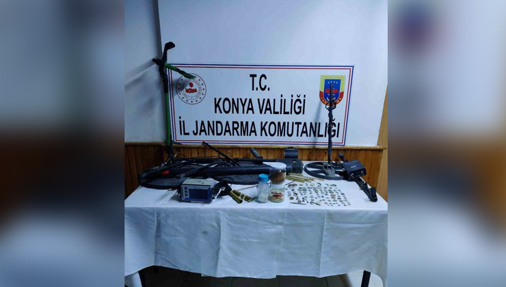 Konya’da tarihi eser operasyonu