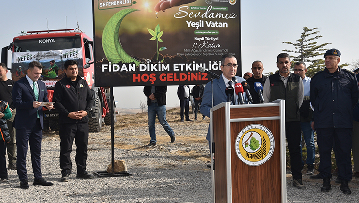 Konya’da yeşil vatan seferberliği