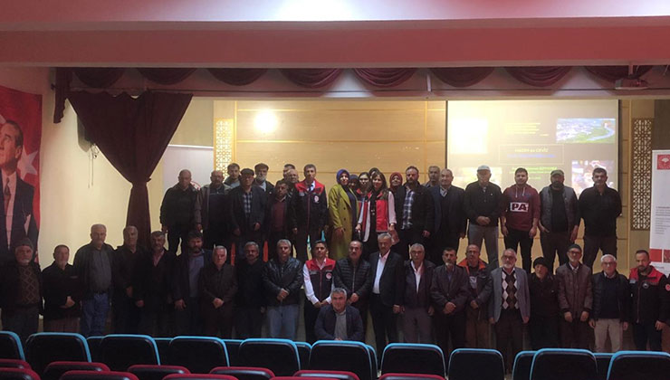 Konyalı üreticilere ceviz yetiştiriciliği anlatıldı