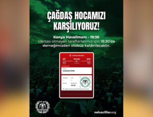 Konyaspor taraftarı, Çağdaş Atan’ı havalimanında karşılayacak