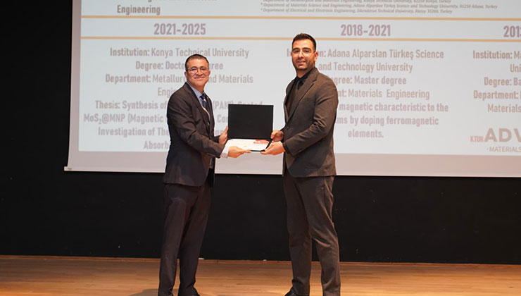 KTÜN’lü akademisyene ikincilik ödülü