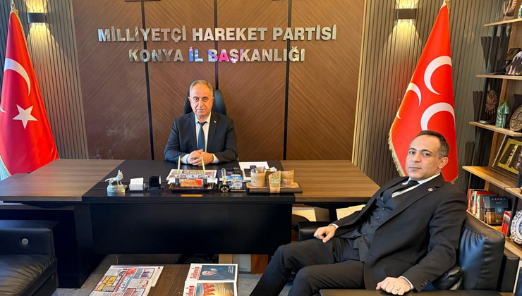 MHP Konya İl Başkanlığında çalışmalar masaya yatırıldı